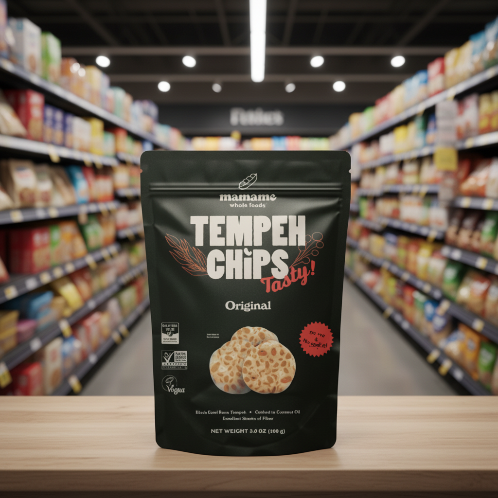 Mamame Tempeh Chips Original - 100g