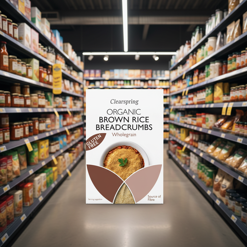 Clearspring Org Gluten Free Brown Rice Breadcrumbs - 250g
