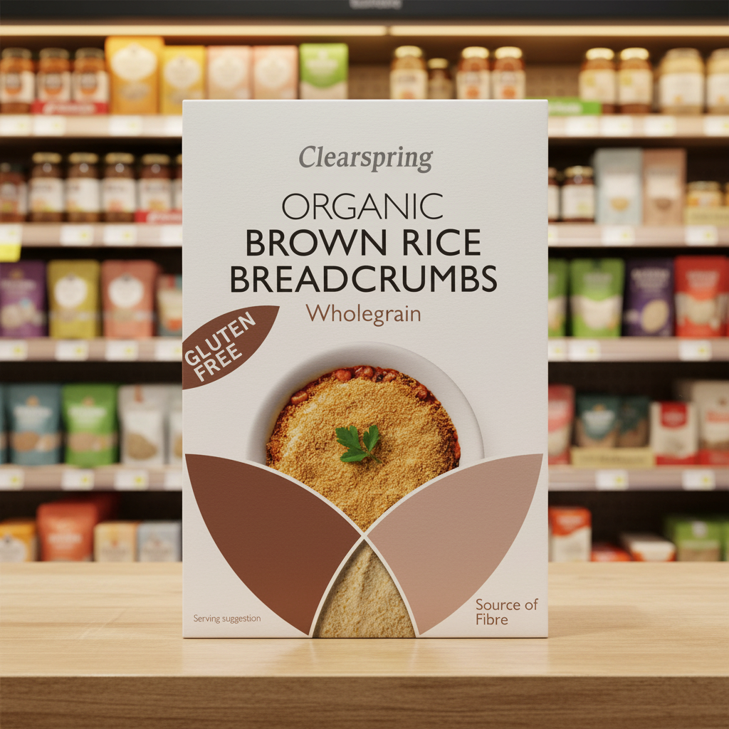 Clearspring Org Gluten Free Brown Rice Breadcrumbs - 250g