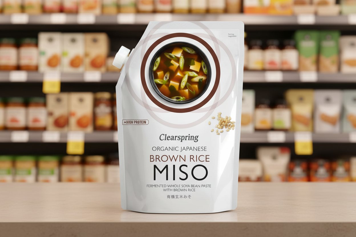 Clearspring Org Jap Brown Rice Miso - Pouch - 300g