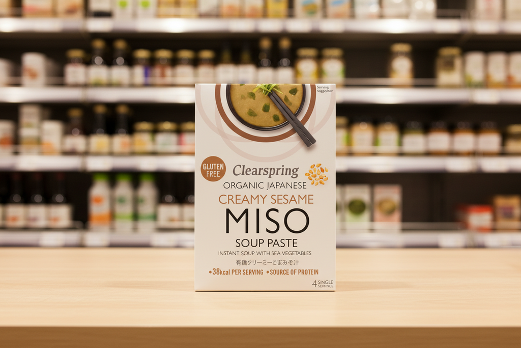 Clearspring Org Jap Sesame Miso Soup Paste Sea Veg - 4x15g