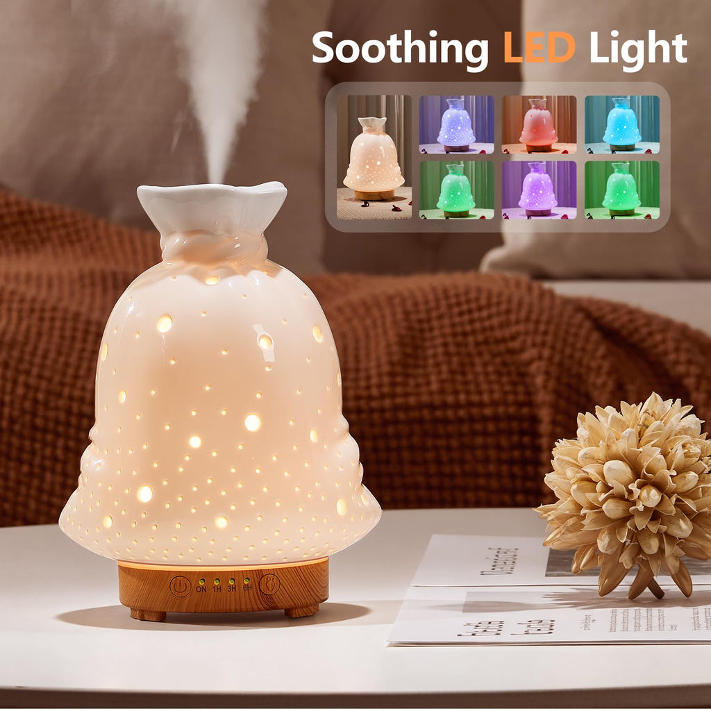 160ML Ceramic Diffuser – Lucky Bag Aromatherapy Ultrasonic Humidifier