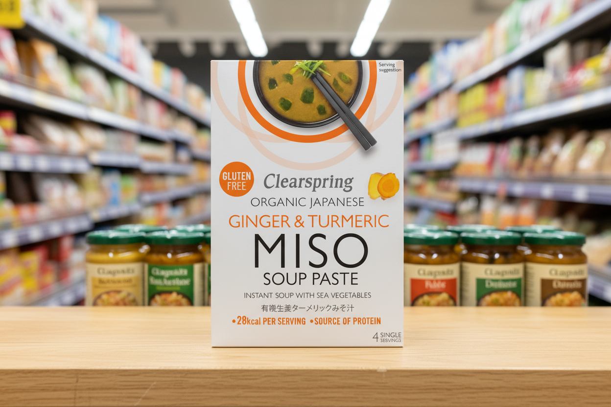 Clearspring Org Jap Ginger T/meric Miso Soup Paste - 4x15g