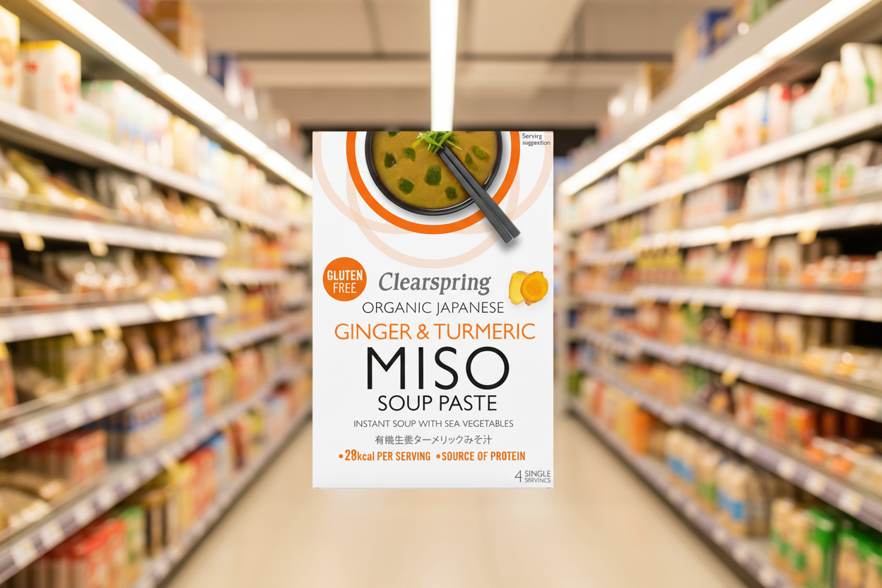 Clearspring Org Jap Ginger T/meric Miso Soup Paste - 4x15g