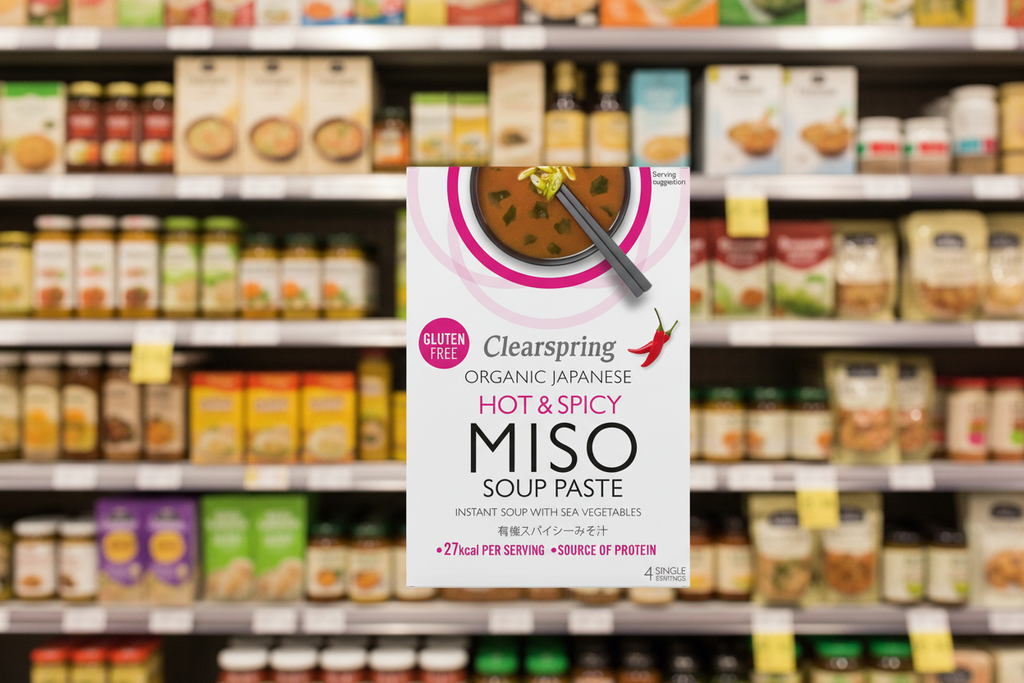 Clearspring Org Jap Hot & Spicy Miso Soup Paste - 4x15g