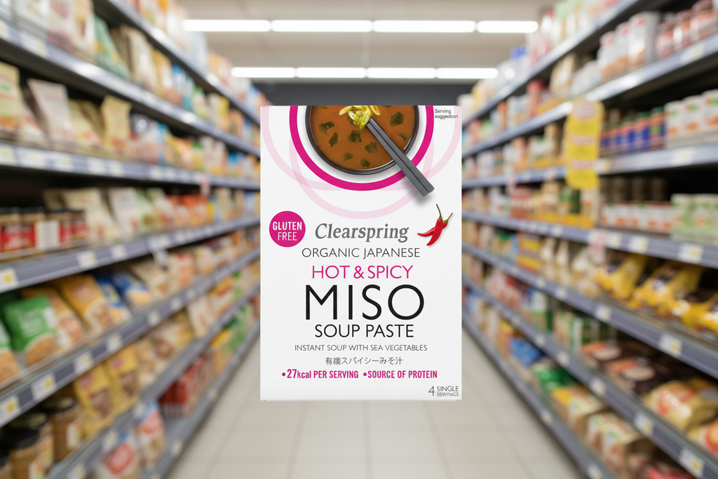 Clearspring Org Jap Hot & Spicy Miso Soup Paste - 4x15g