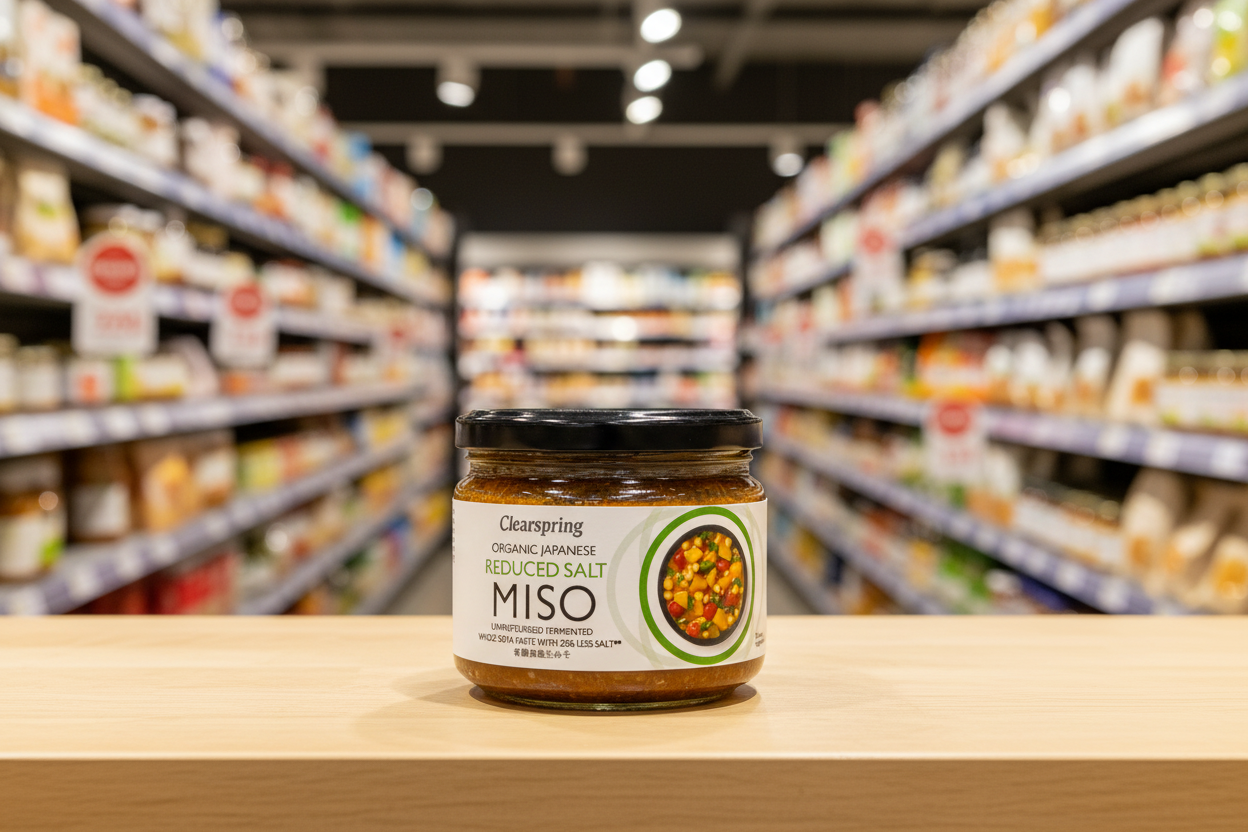 Clearspring Org Jap Reduced Salt Miso Jar (unpast) - 270g