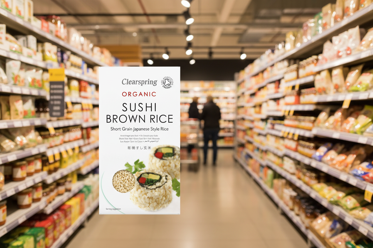 Clearspring Org Sushi Brown Rice - 500g