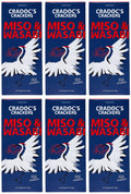 6 x Cradoc's Miso & Wasabi Crackers - 80g