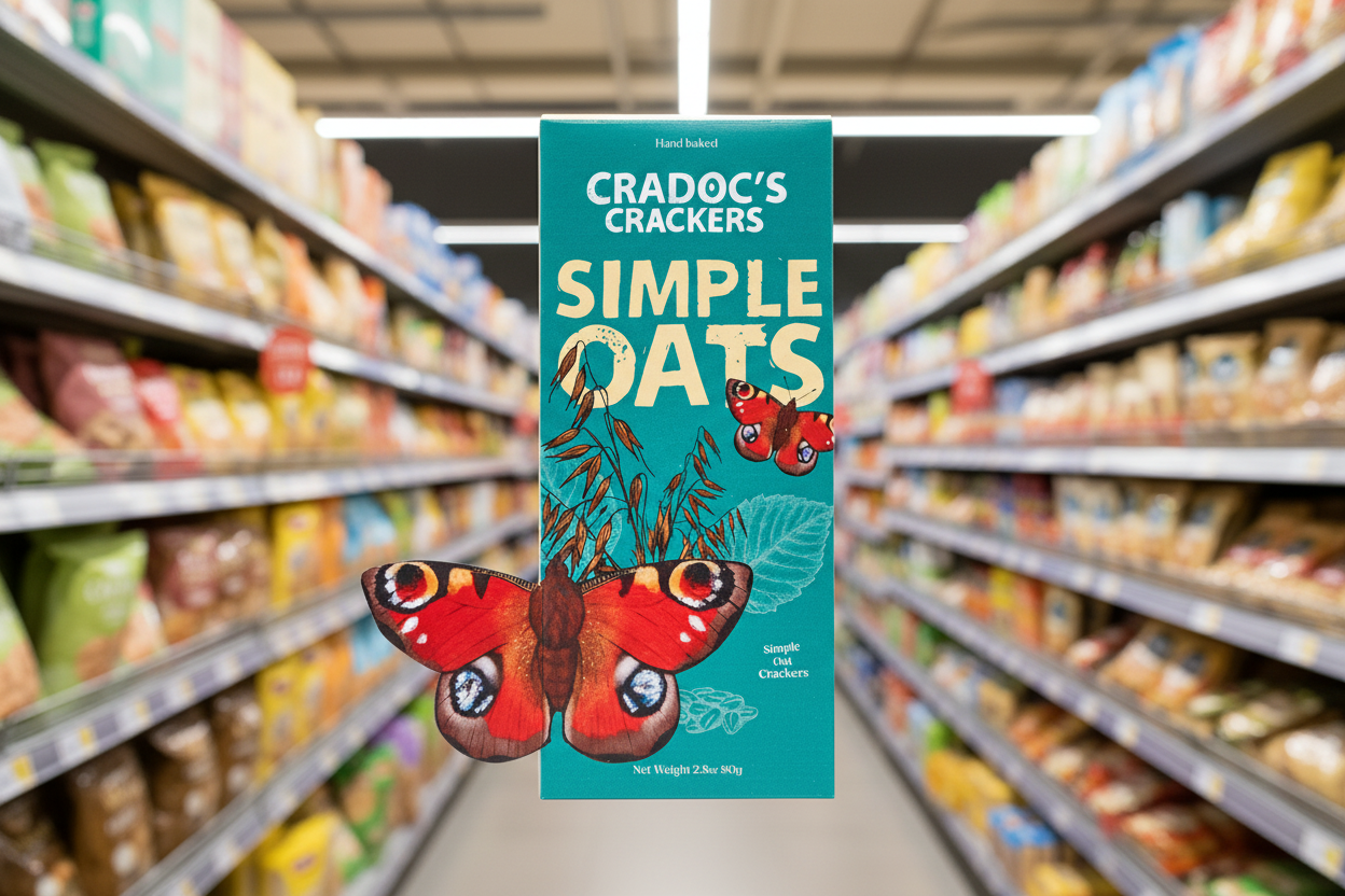 6 x Cradoc's Simple Oat Crackers - 80g