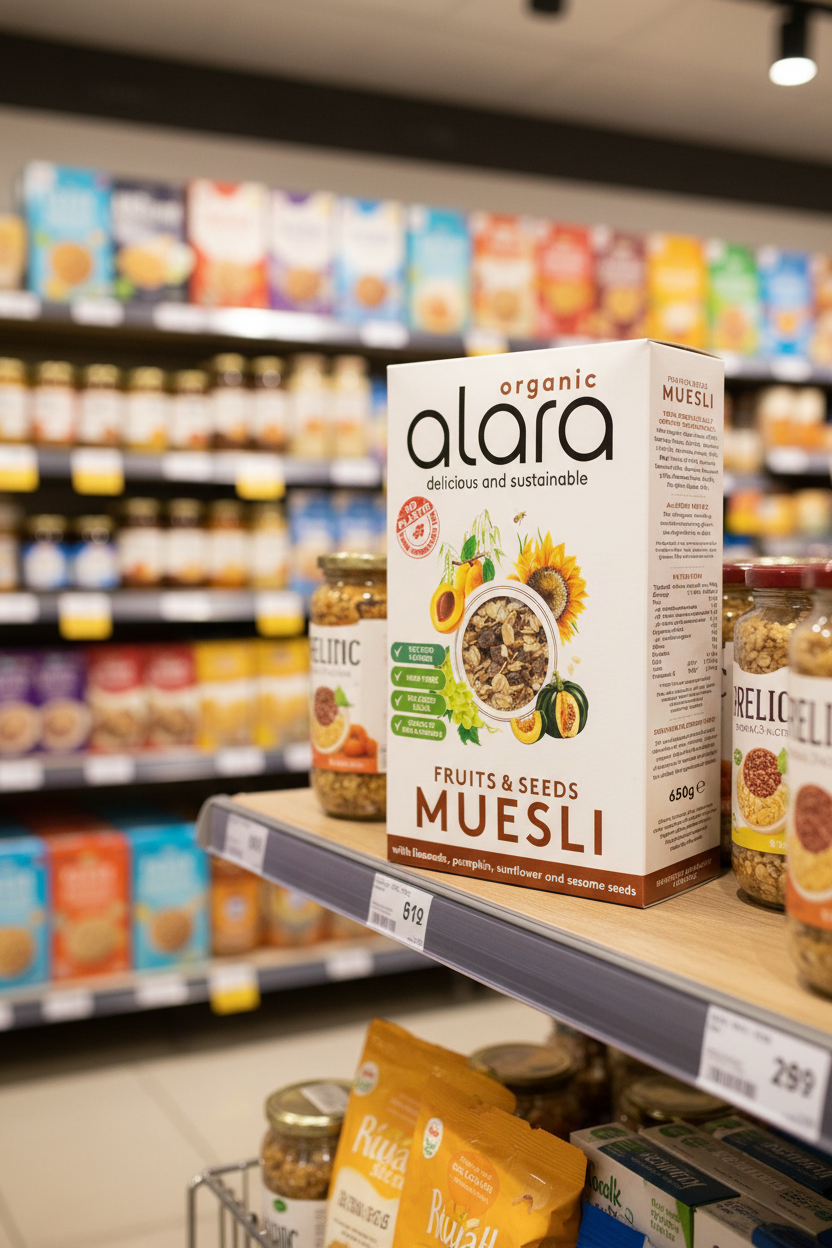 Alara Fruits & Seeds Org Muesli - 650g