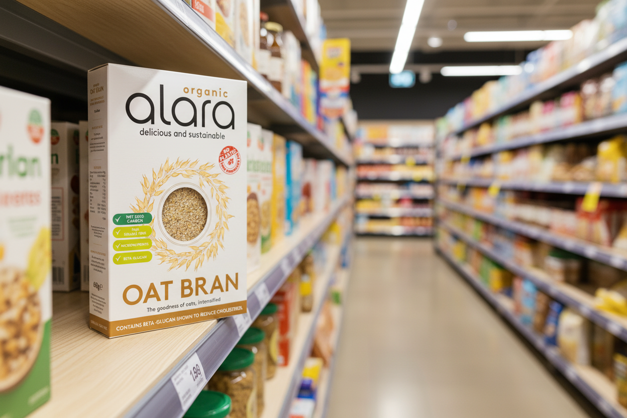Alara Org Oat Bran - 650g