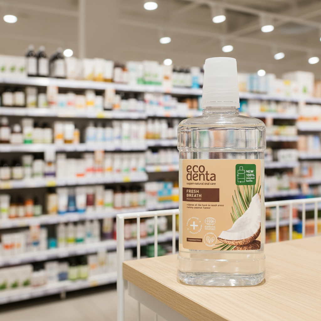 EcoDenta Org Minty Coconut Mouthwash - 500ml