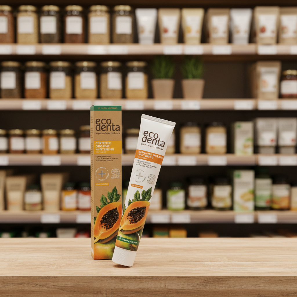EcoDenta Org Whitening Toothpaste Papaya - 75ml