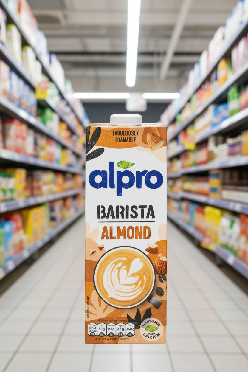 8 x Alpro Barista Almond 1L