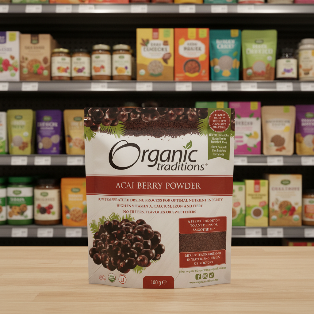 Organic Traditions Org Acai Berry Powder - 100g