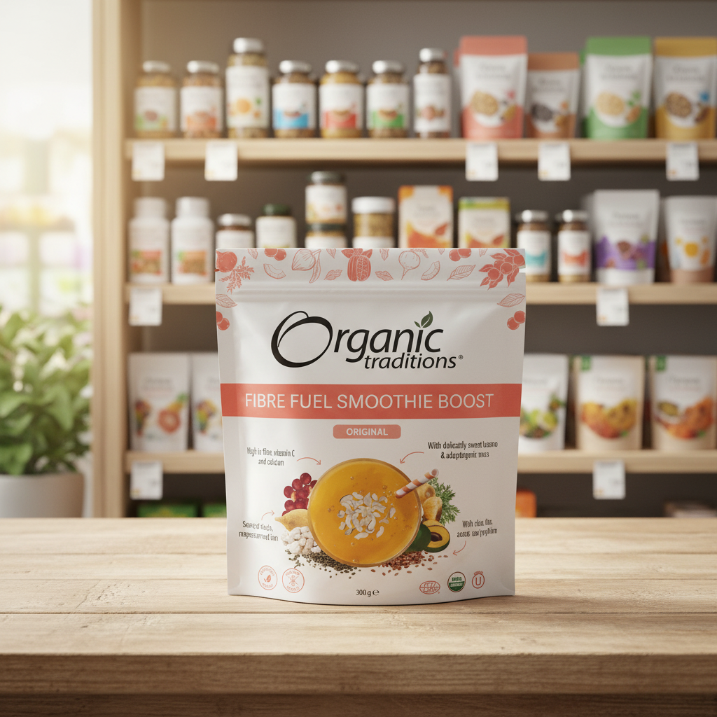 Organic Traditions Org Fibre Fuel Smoothie Boost - 300g