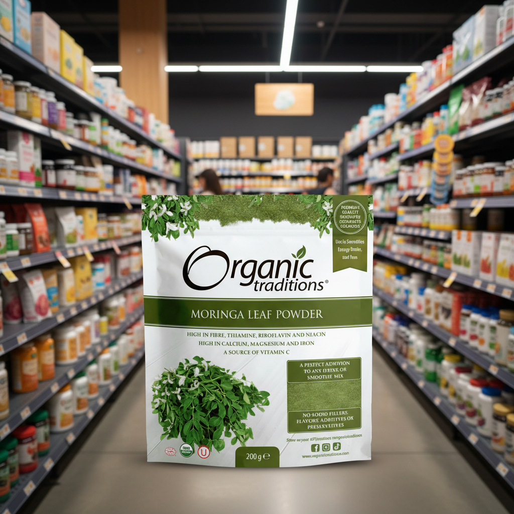 Organic Traditions Org Moringa Leaf Powder - 200g