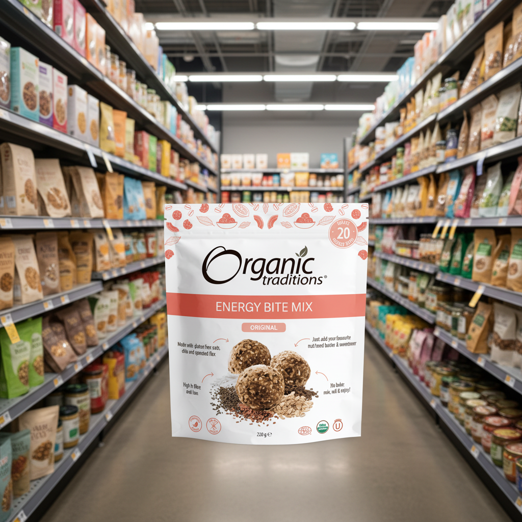 Organic Traditions Org Energy Bite Mix - 220g