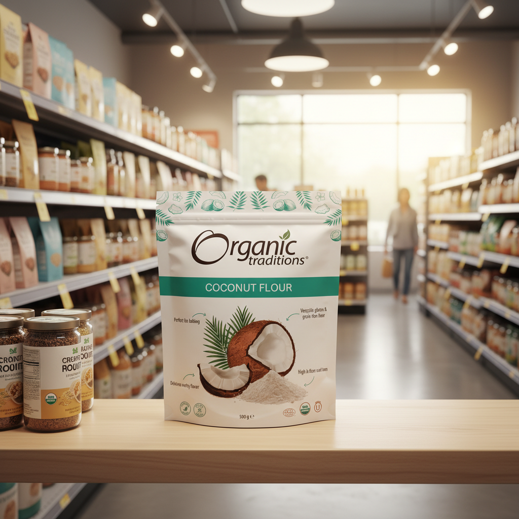 Organic Traditions Org Coconut Flour - 500g