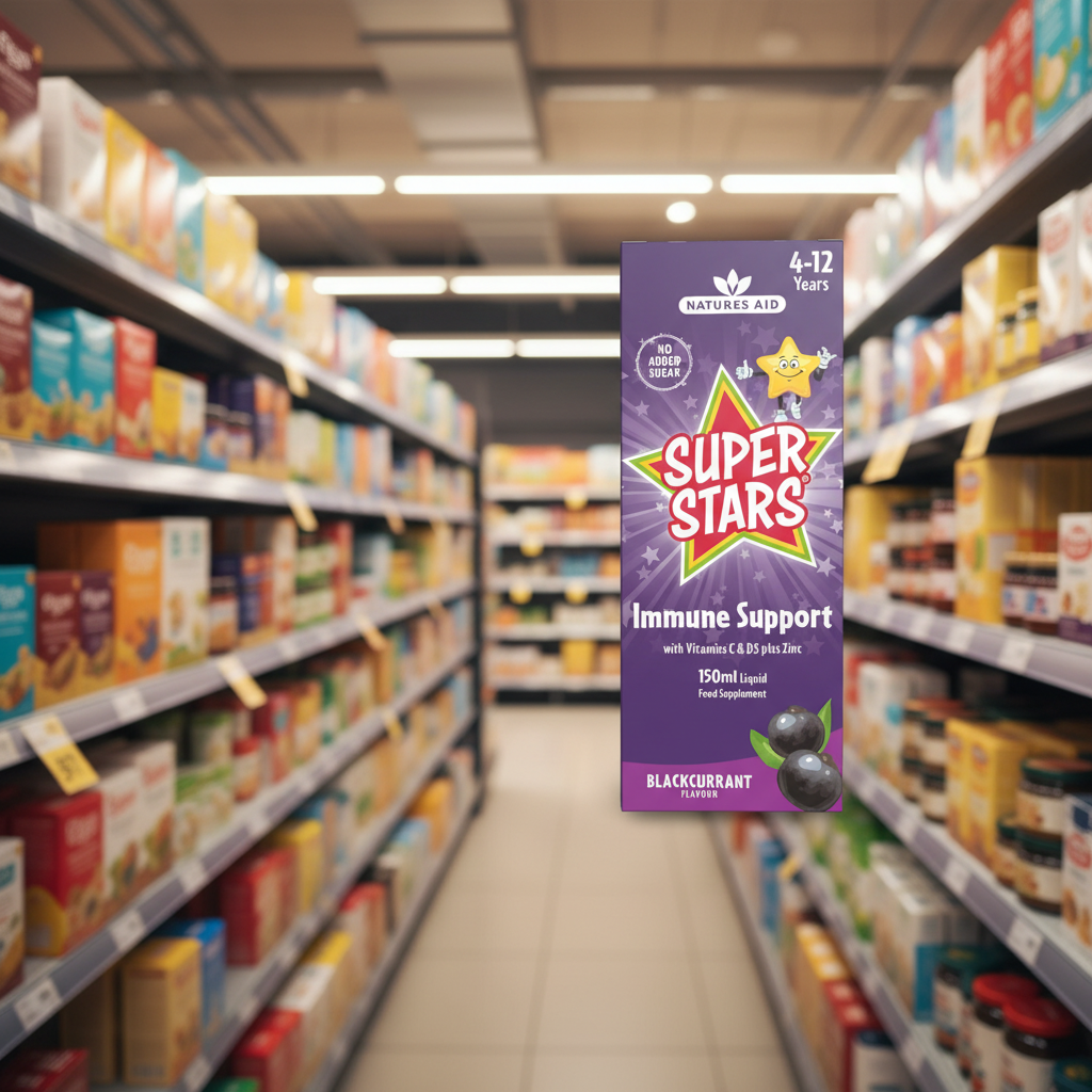 Natures Aid Super Stars Immune Support - 150ml