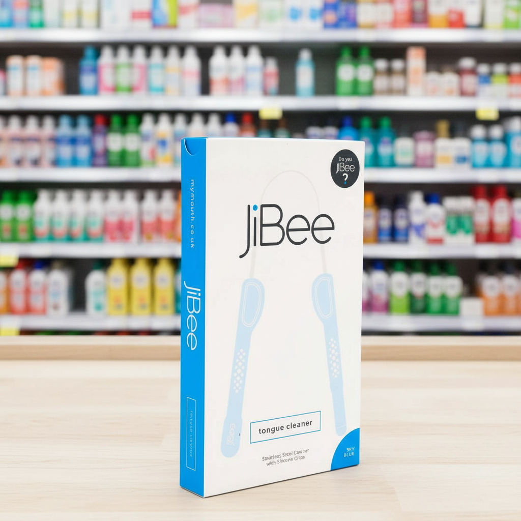 MyMouth JiBee Tongue Cleaner - Sky Blue - 1pc