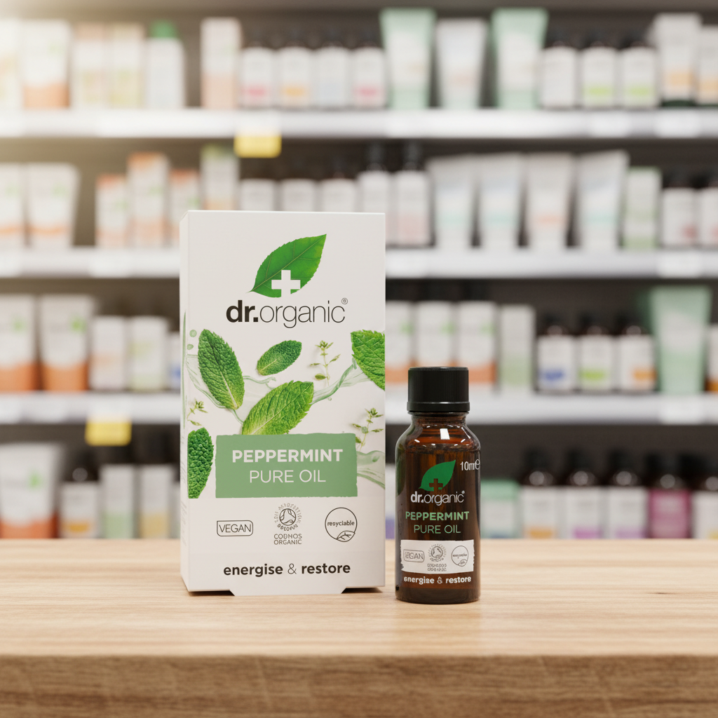 Dr Organic Peppermint Pure Oil - 10ml