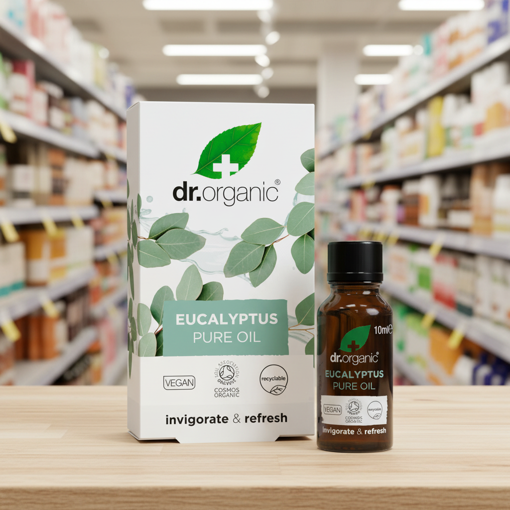 Dr Organic Eucalyptus Pure Oil - 10ml