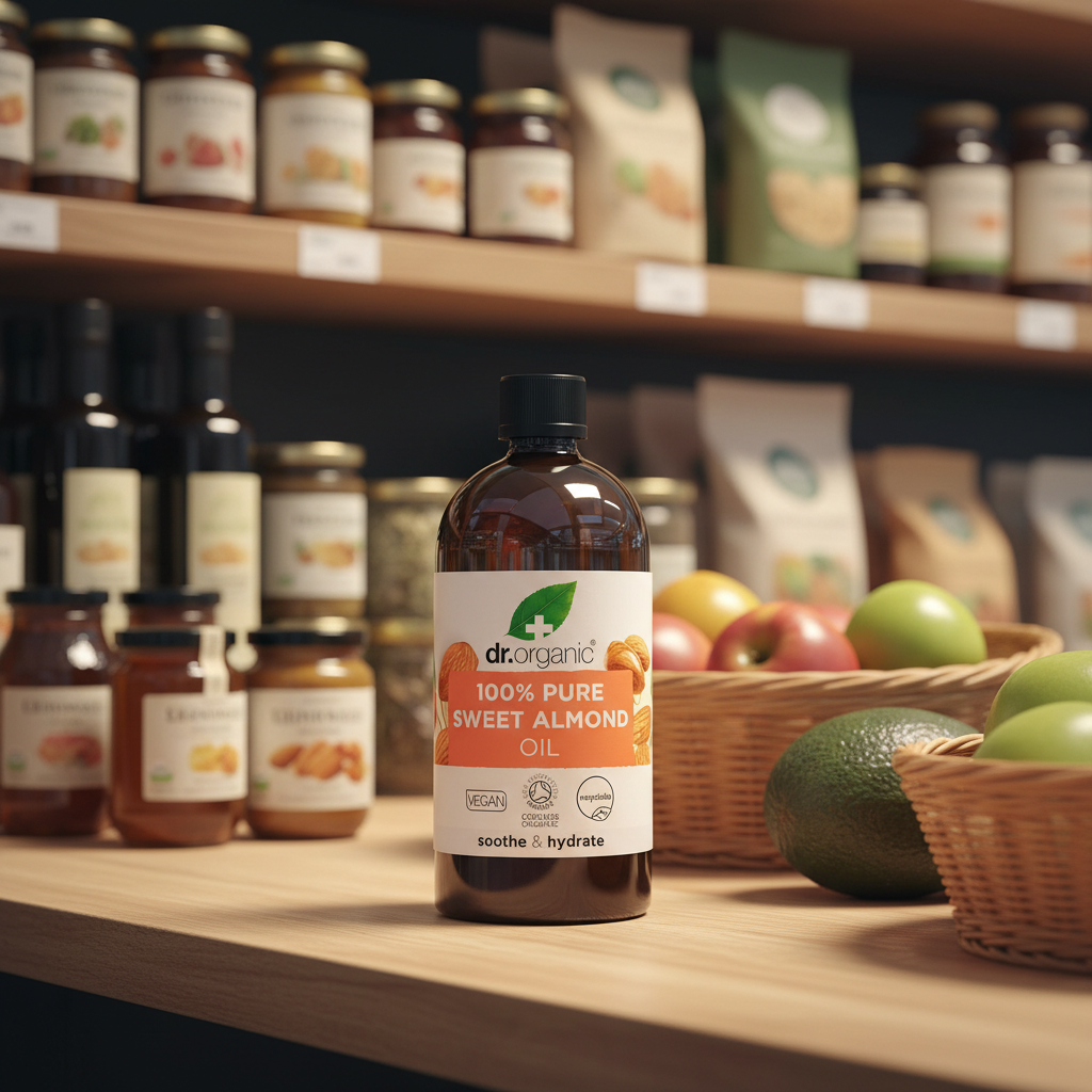 Dr Organic Sweet Almond Oil - 100ml