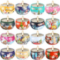 16pcs Christmas Scented Candles Set | 2.5oz Soy Wax Aromatherapy Gift for Women