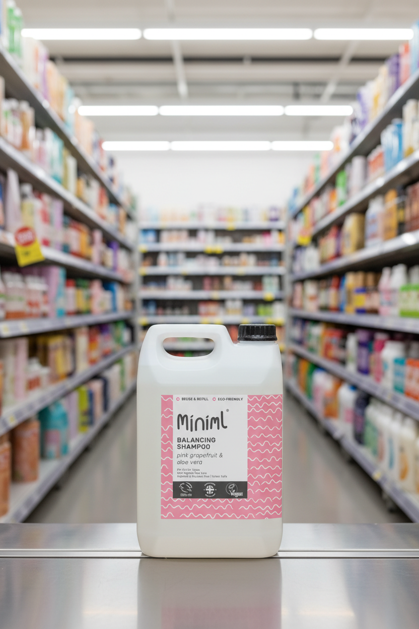 Miniml Shampoo Pink Grapefruit & Aloe Vera - 5ltr