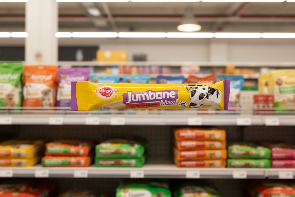 12 x Pedigree Jumbone Adult Medium Dog Treat Beef & Poultry 2 Chews 180G