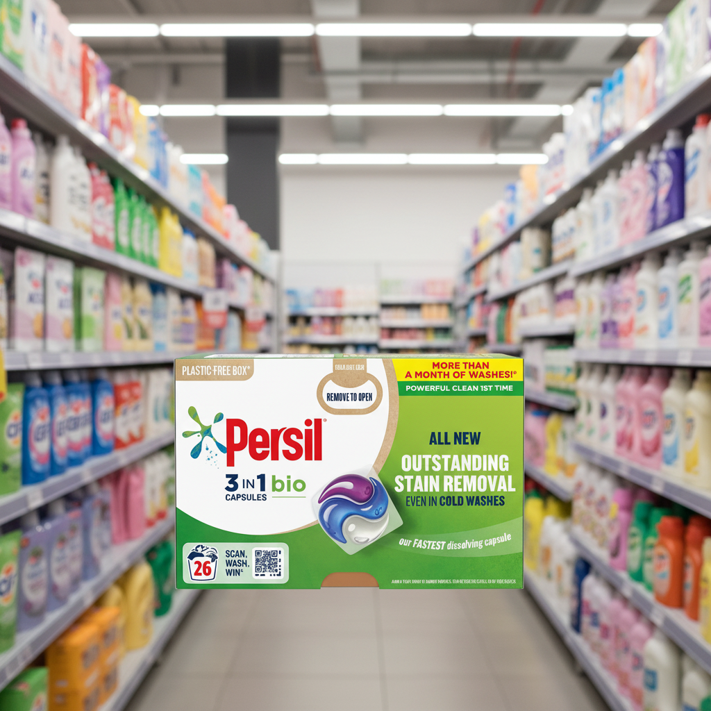 3 x Persil 3 In 1 Washing Capsules Bio 26 Washes