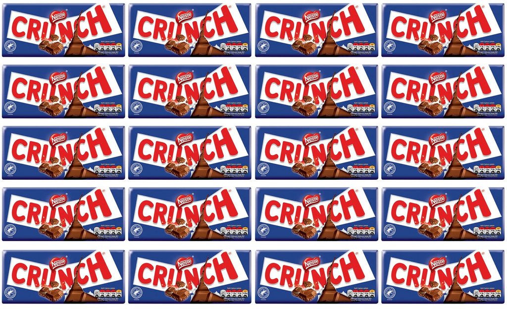 20 x Nestle Crunch Bar - 100GM