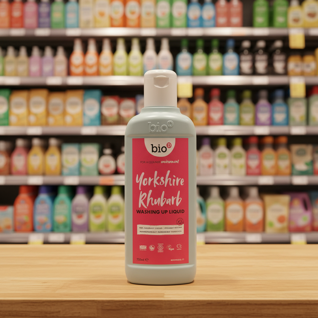 Bio-D York Rhubarb Washing Up Liquid - 750ml
