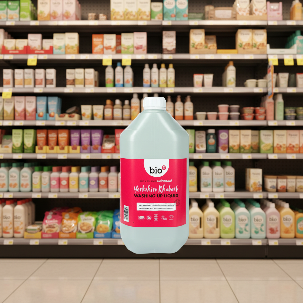 Bio-D York Rhubarb Washing Up Liquid - 5ltr