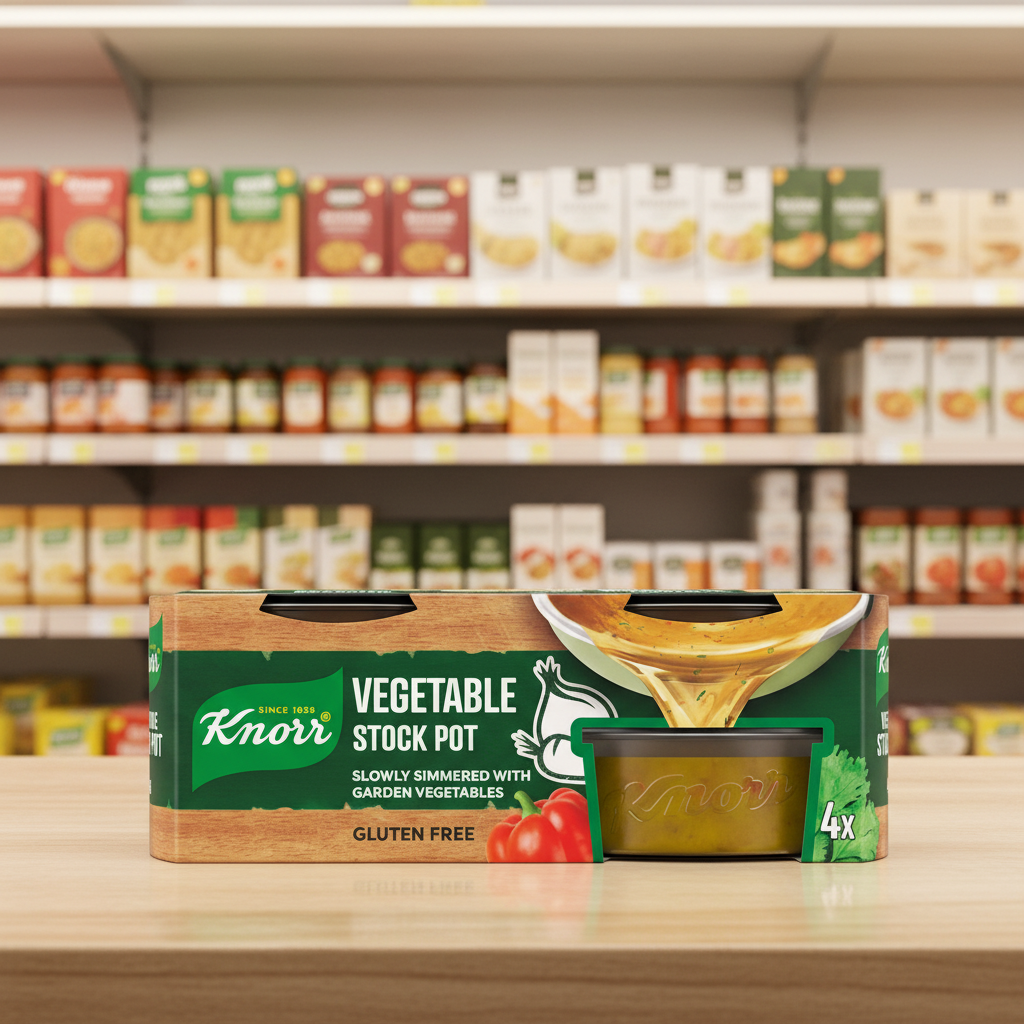 8 x Knorr  Stock Pot Vegetable 4X 28 G