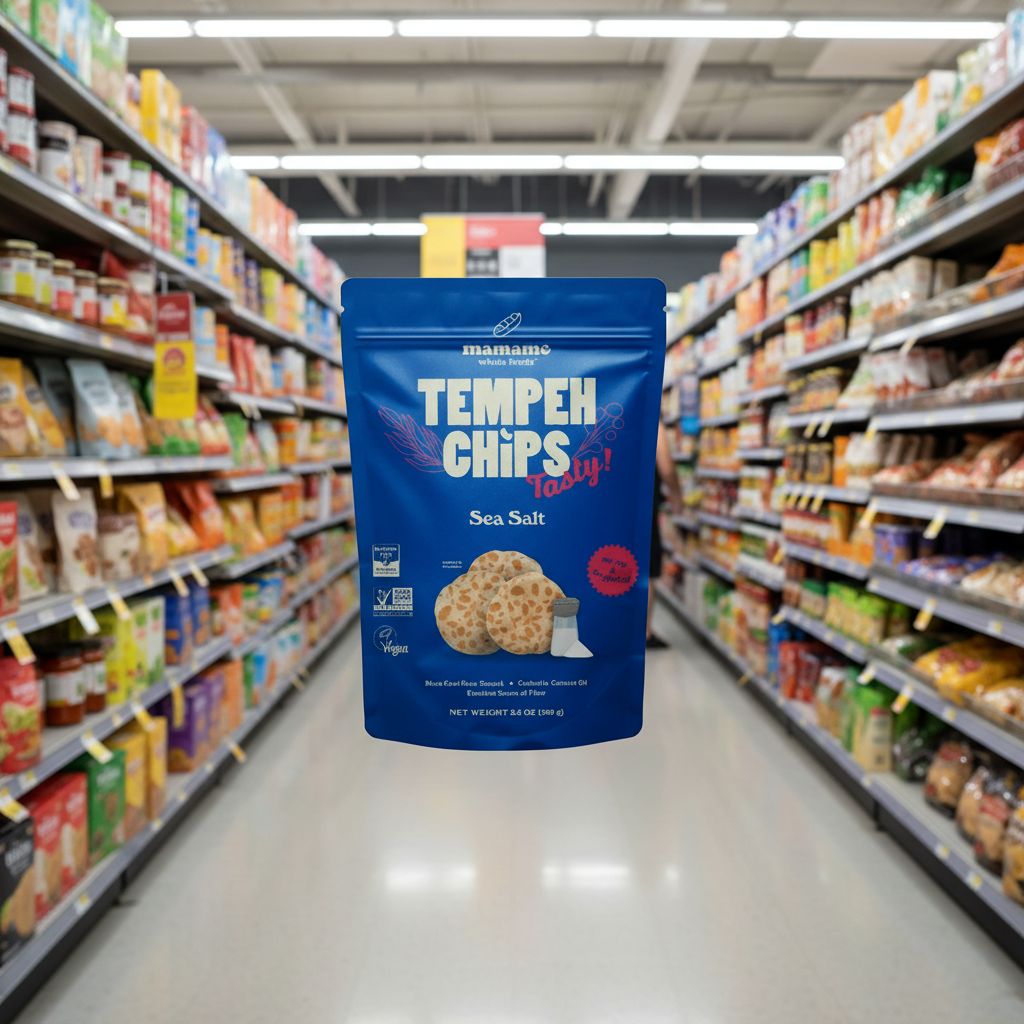 Mamame Tempeh Chips Sea Salt - 100g