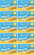 10 x Skinny Mallo Vanilla Snack Bars 5 Pack - 5X18GM
