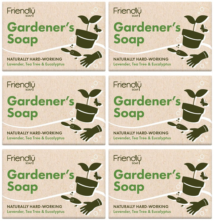 6 x Friendly Soap Gardener's Soap - 95g