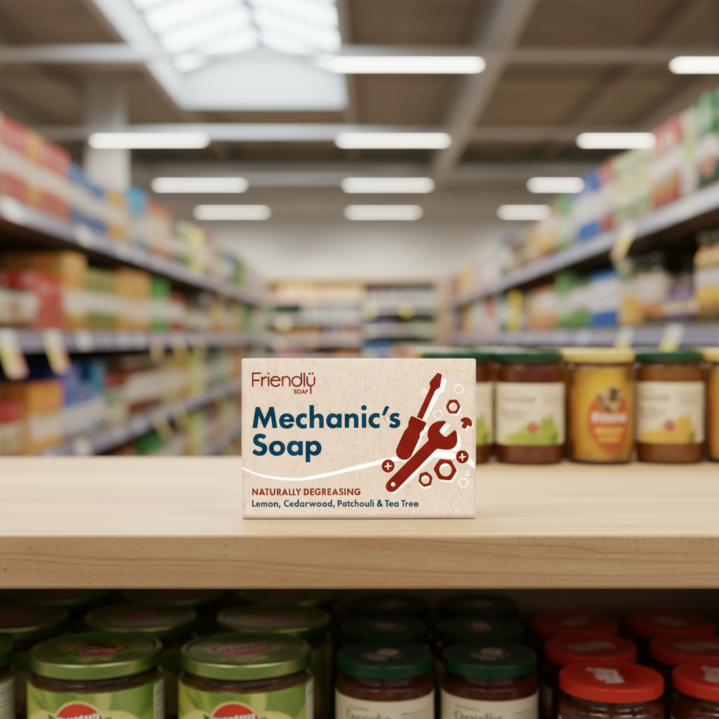 6 x Friendly Soap Mechanic's Soap - 95g