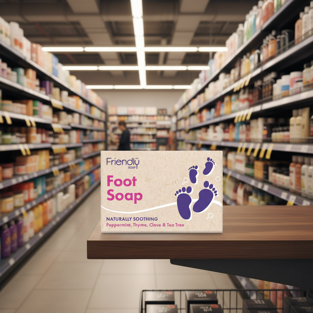 6 x Friendly Soap Foot Soap - 95g