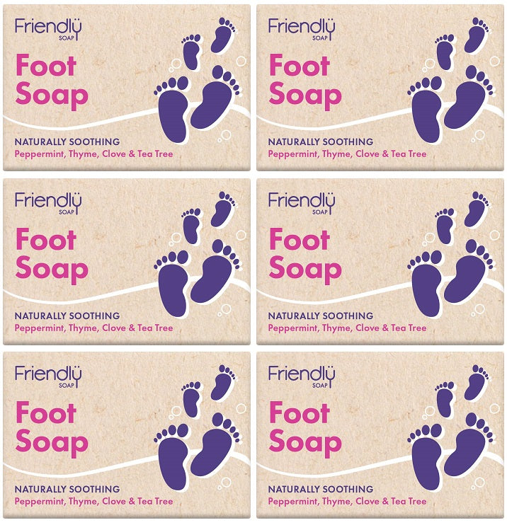 6 x Friendly Soap Foot Soap - 95g