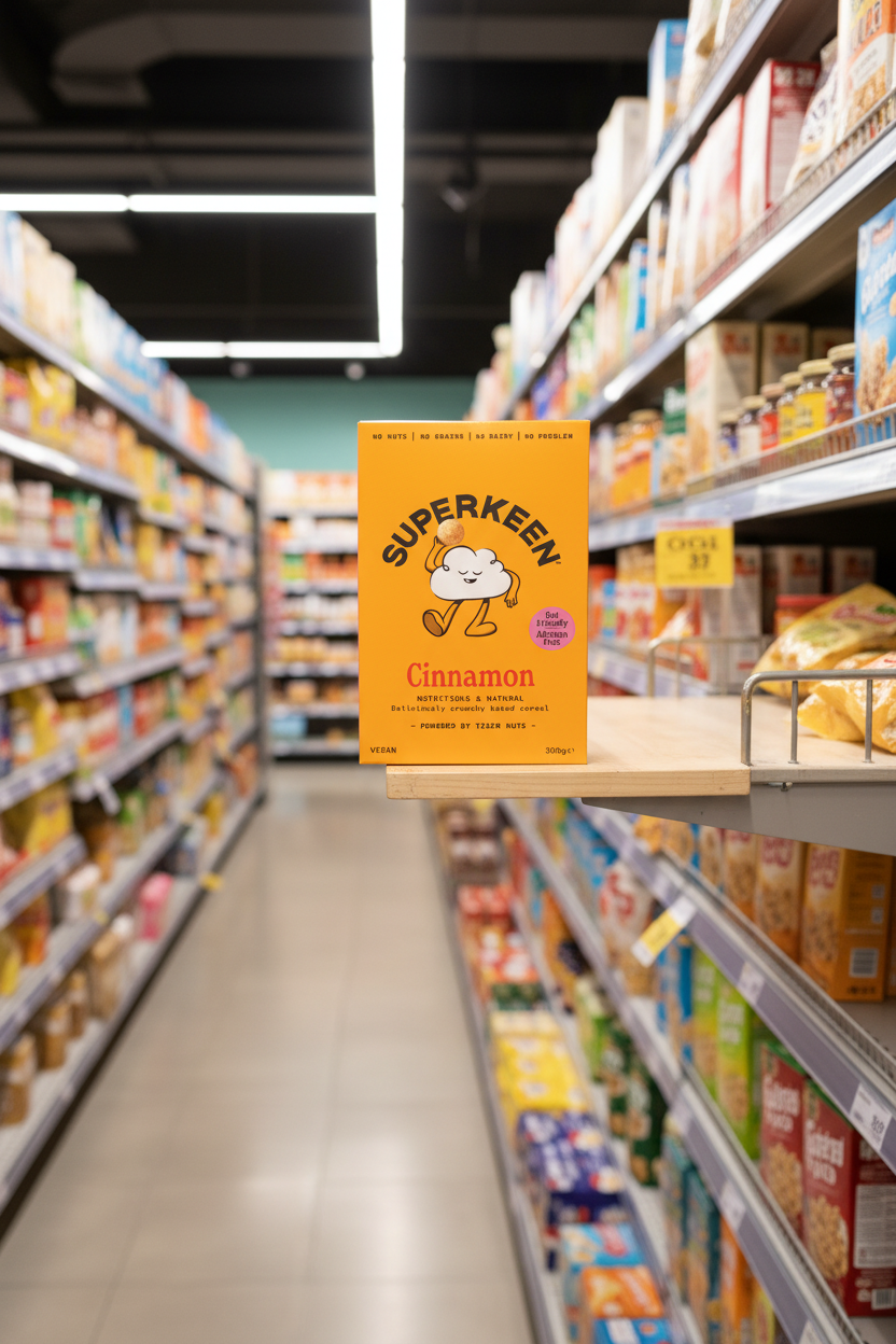 Superkeen Cinnamon Org Tiger Nut Cereal - 240g