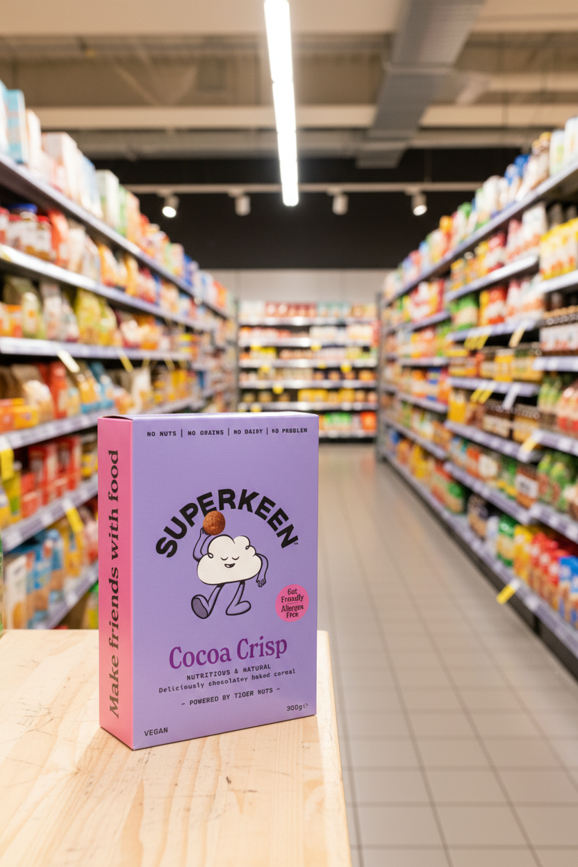 Superkeen Cocoa Org Tiger Nut Cereal - 240g
