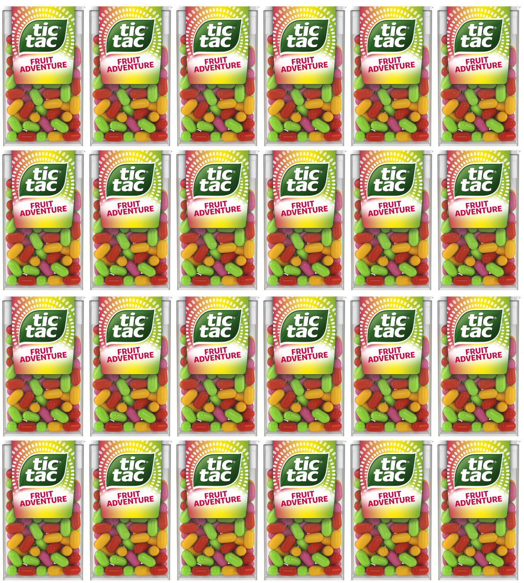 24 X Tic Tac Fruit Mix T100