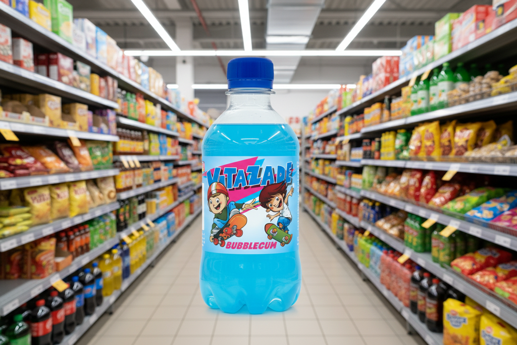 12 X Vitazade Bubblegum 330ML