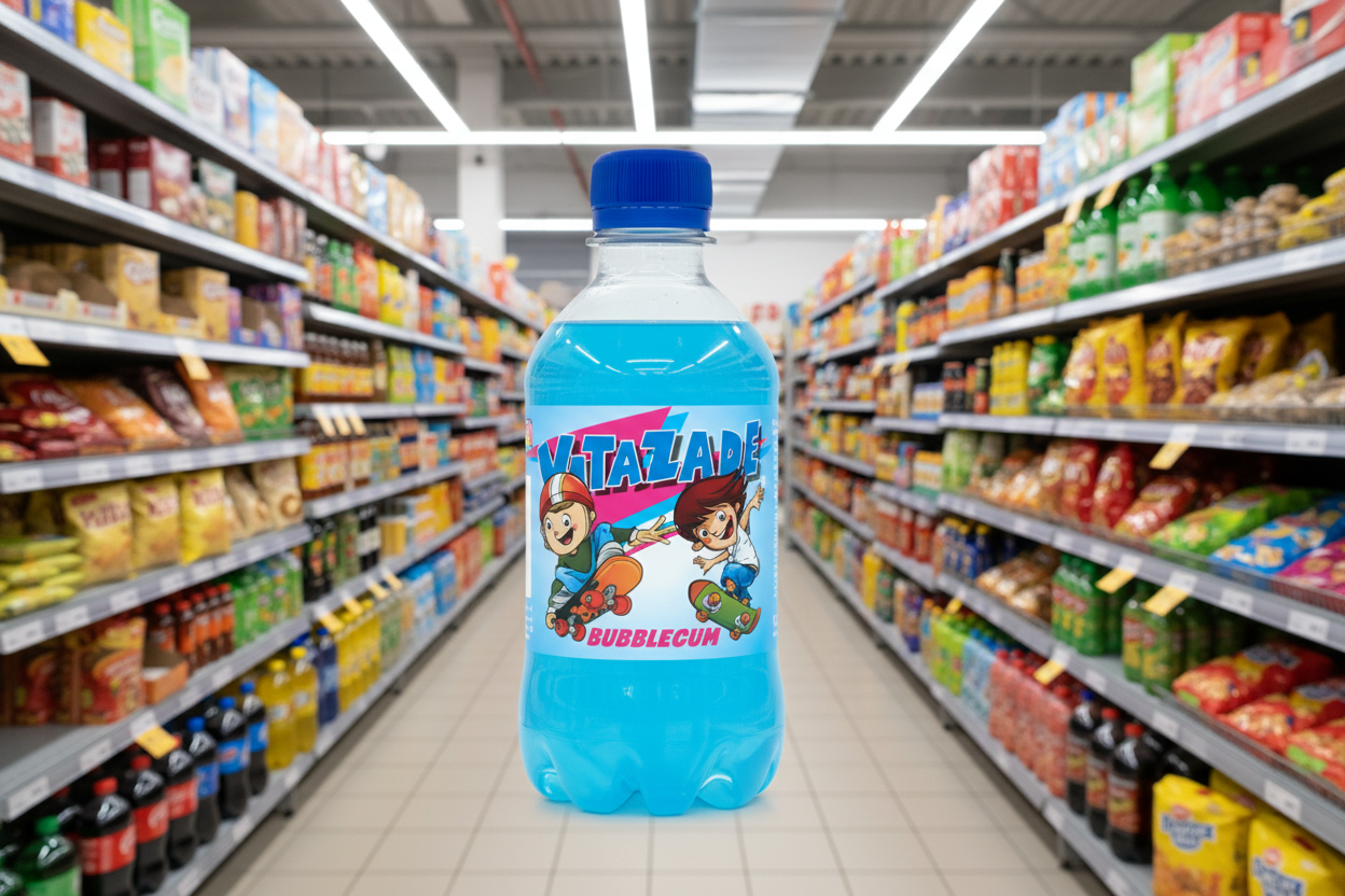 12 X Vitazade Bubblegum 330ML