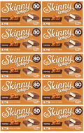 10 x Skinny Whip Toffee & Chocolate Snack Bars 5 Pack 5X25Gm