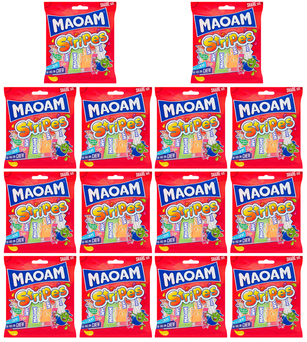 14 x Haribo Maoam Stripes - 140Gm